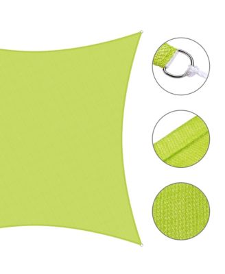 23x22 Ft 97% UV Block Rectangle Sun Shade Sail Canopy Outdoor Patio Garden Yard