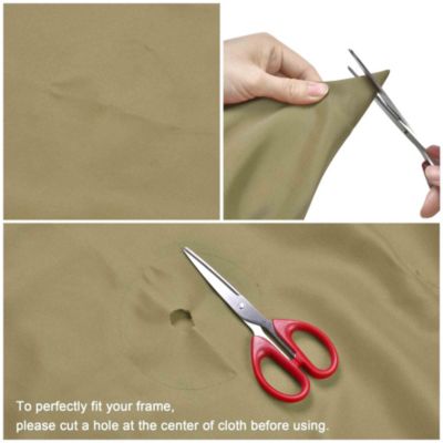 9 Ft Patio Umbrella Replacement Canopy for 6 Rib Market Umbrella Table Outdoor Backyard Pool Sea Restaurant Navy