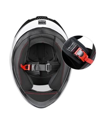 RUN-F3 Full Face Motorcycle Helmet DOT Approved Street Bike Motocross XXL