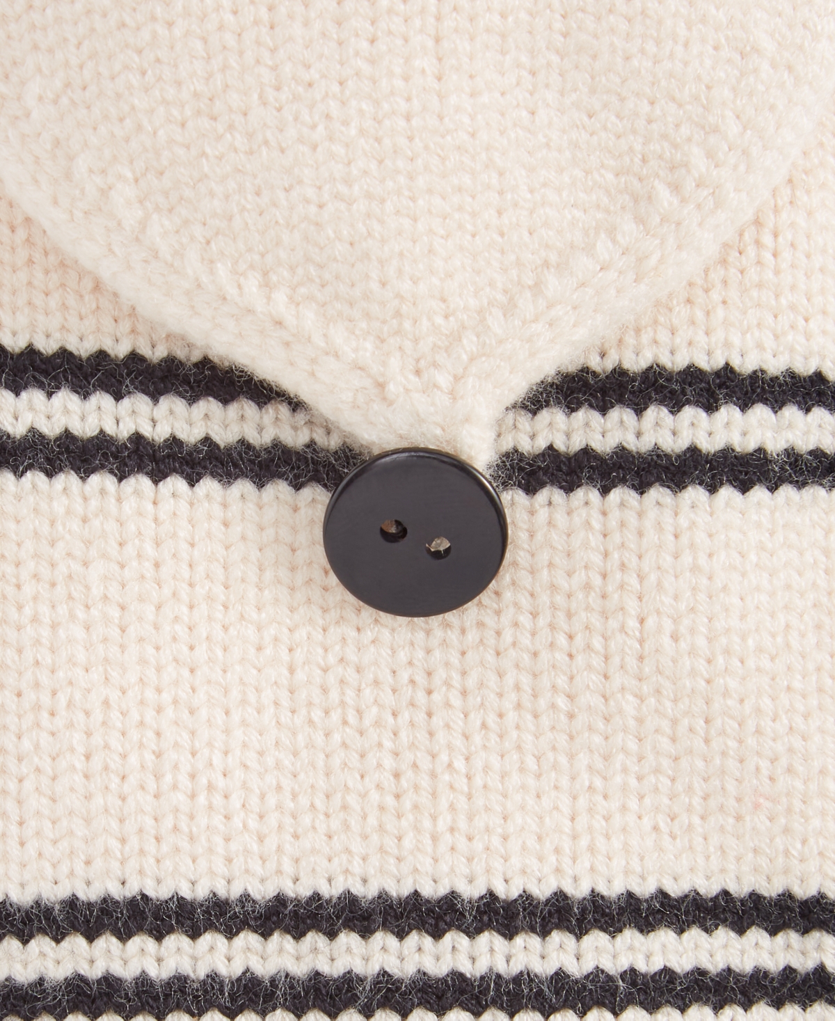 On 34th Women's Striped Ribbed Pop-Top Gloves, Created for Macy's