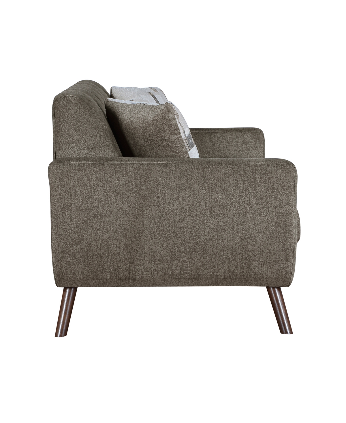Shop Homelegance White Label Lafael 70" Love Seat In Brown