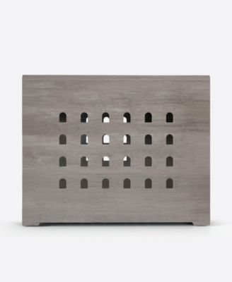 Dog Crate End Table with Charging Station, Furniture Style Pet Crate Nightstand for Medium to Large Dogs