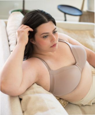 Women's Secrets Shapes & Supports Balconette Full Figure Wirefree Bra US4824