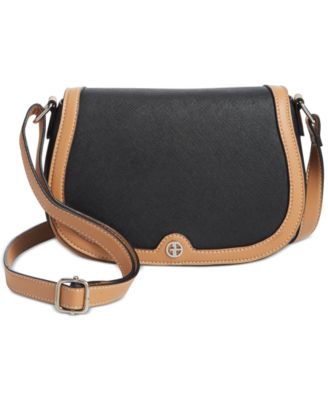 Giani Bernini - Saffiano Small Saddle Crossbody