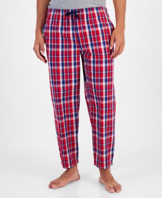 Club Room - Men's Regular-Fit Plaid Pajama Pants