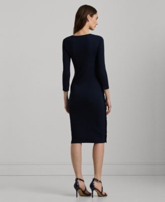 Lauren Ralph Lauren Women's Button-Trim Rib-Knit Cotton