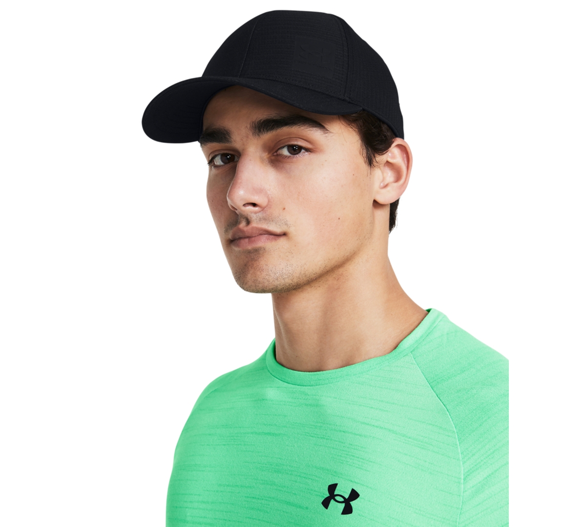 Men's Iso-Chill ArmourVent Baseball Hat - Black / / Castlerock