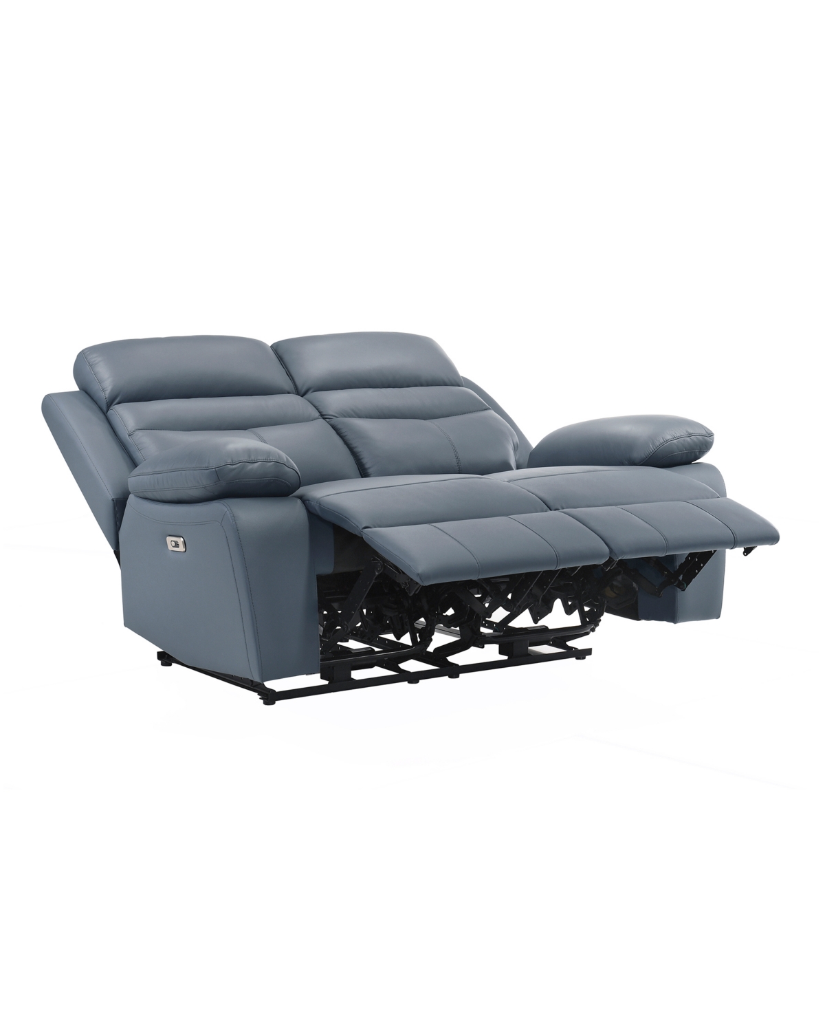 HOMELEGANCE WHITE LABEL RITTMAN 64" POWER DOUBLE RECLINING LOVE SEAT 