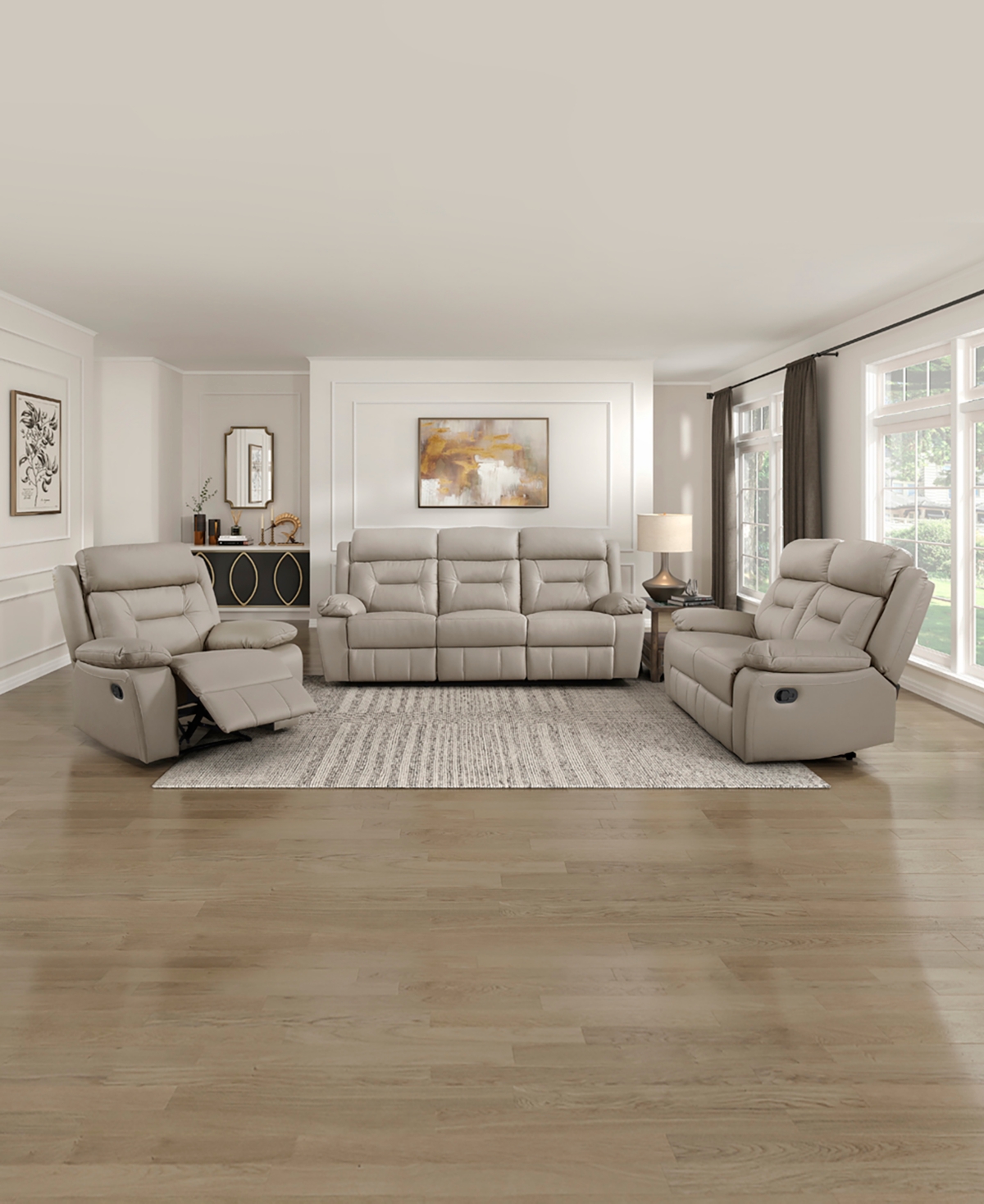 HOMELEGANCE WHITE LABEL CORVALLIS 40" RECLINING CHAIR 