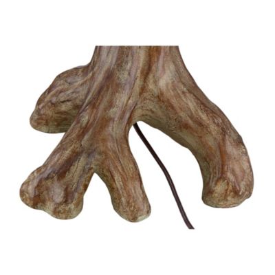 Forrest Sequoia Tree Rustic Country Cottage Floor Lamp 61" Tall Faux Wood Brown Wicker Drum Shade for Living Room Bedroom Office House