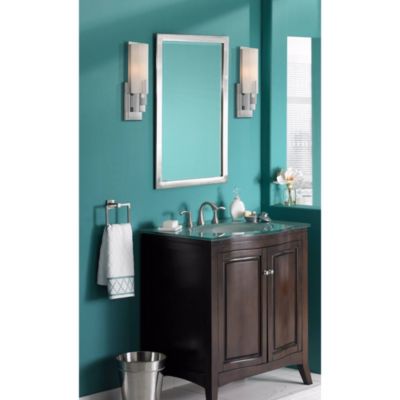 Midtown Modern Wall Light Sconce Chrome Hardwire 4 1/2" Fixture Rectangular White Glass for Bedroom Bathroom Vanity Reading House