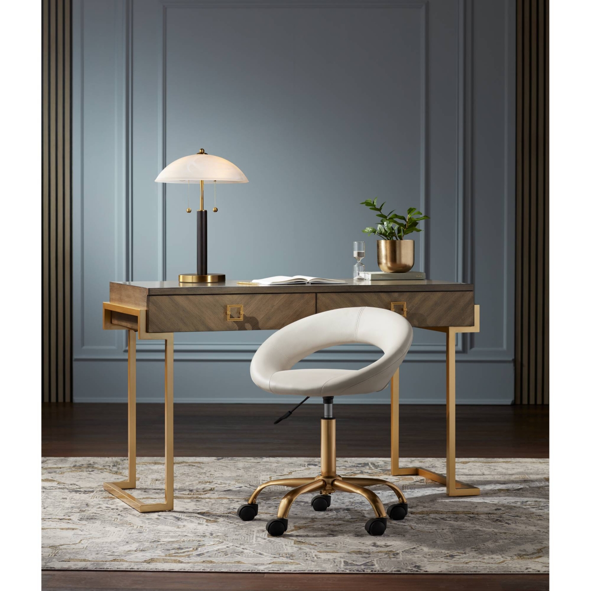Orbital Mid Century Modern Desk Lamp 19 1/2
