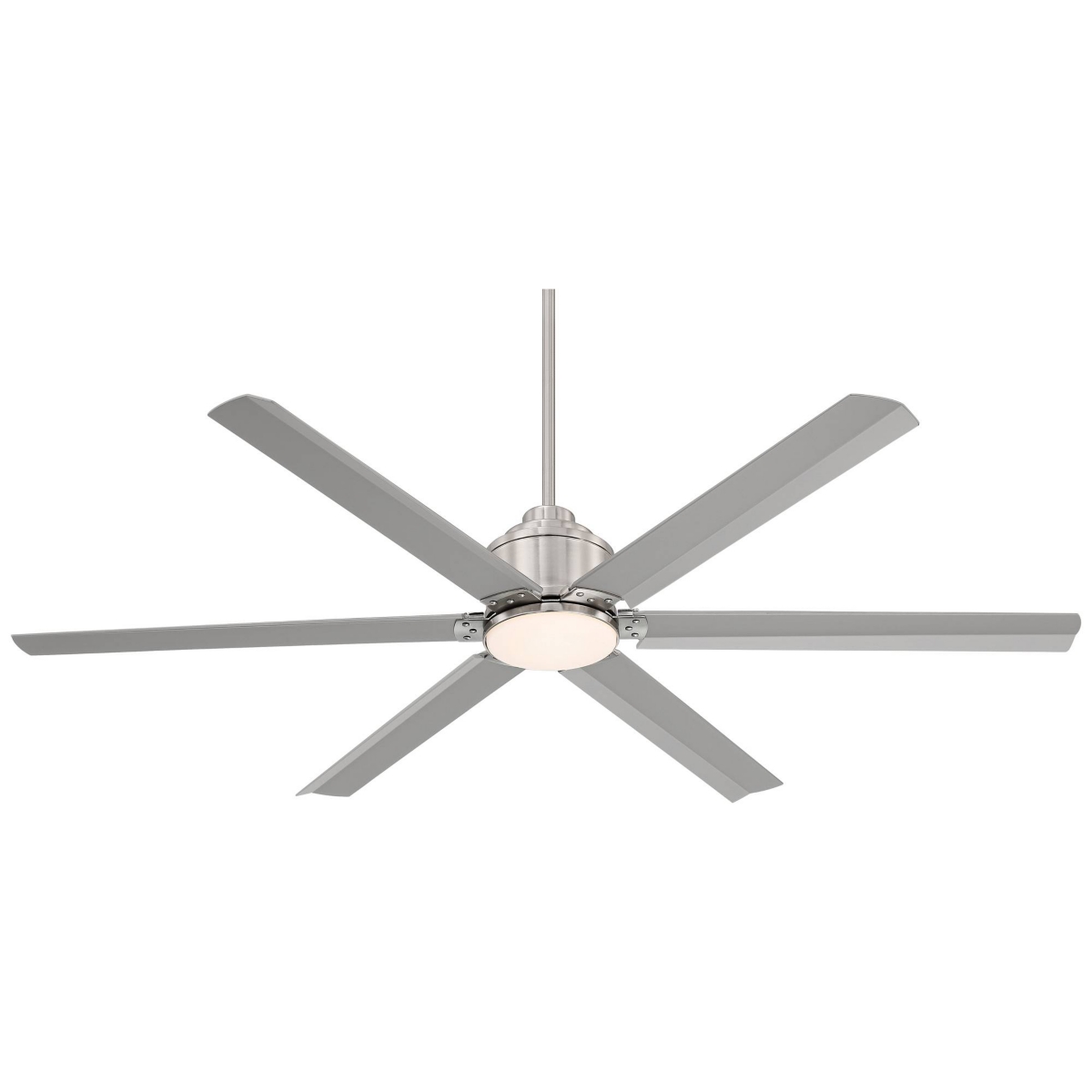 Casa Vieja Ultra Breeze Modern Industrial Outdoor Ceiling Fan with Dimmable Led Light Remote Control Brushed NickelWet Rated for Patio Ext