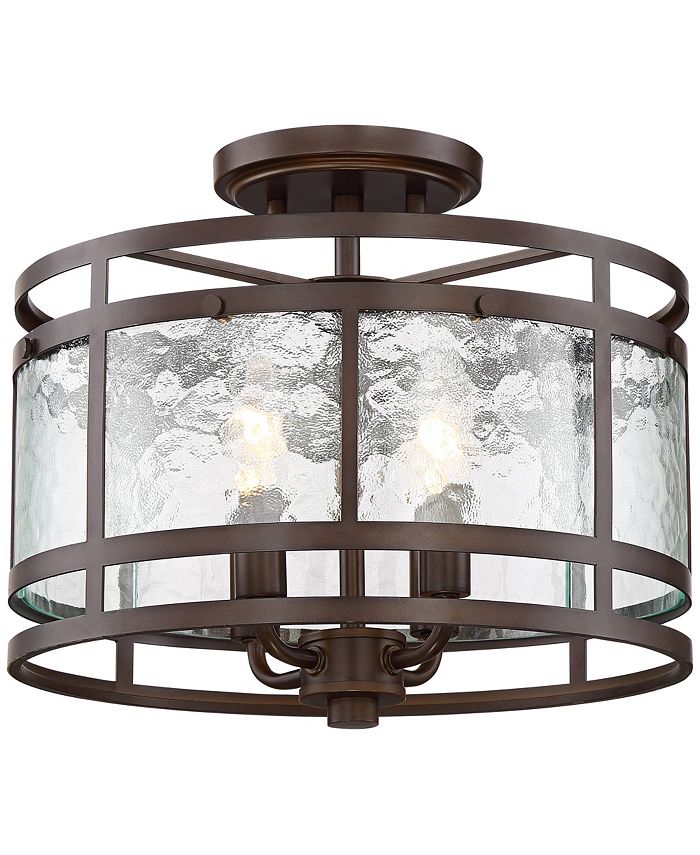 Photo inspiration: Visual Reference: Franklin Iron Works Elwood Finish Rustic Industrial Ceiling Light Semi