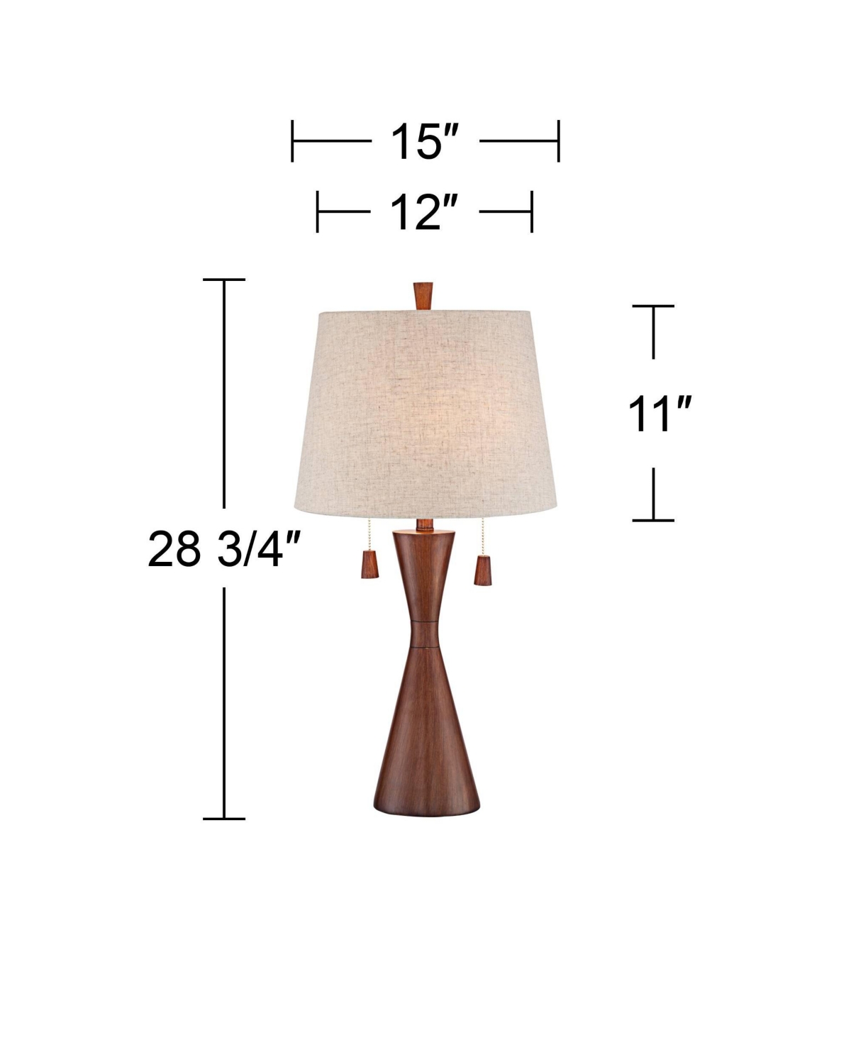 Omar Modern Table Lamp 28 3/4