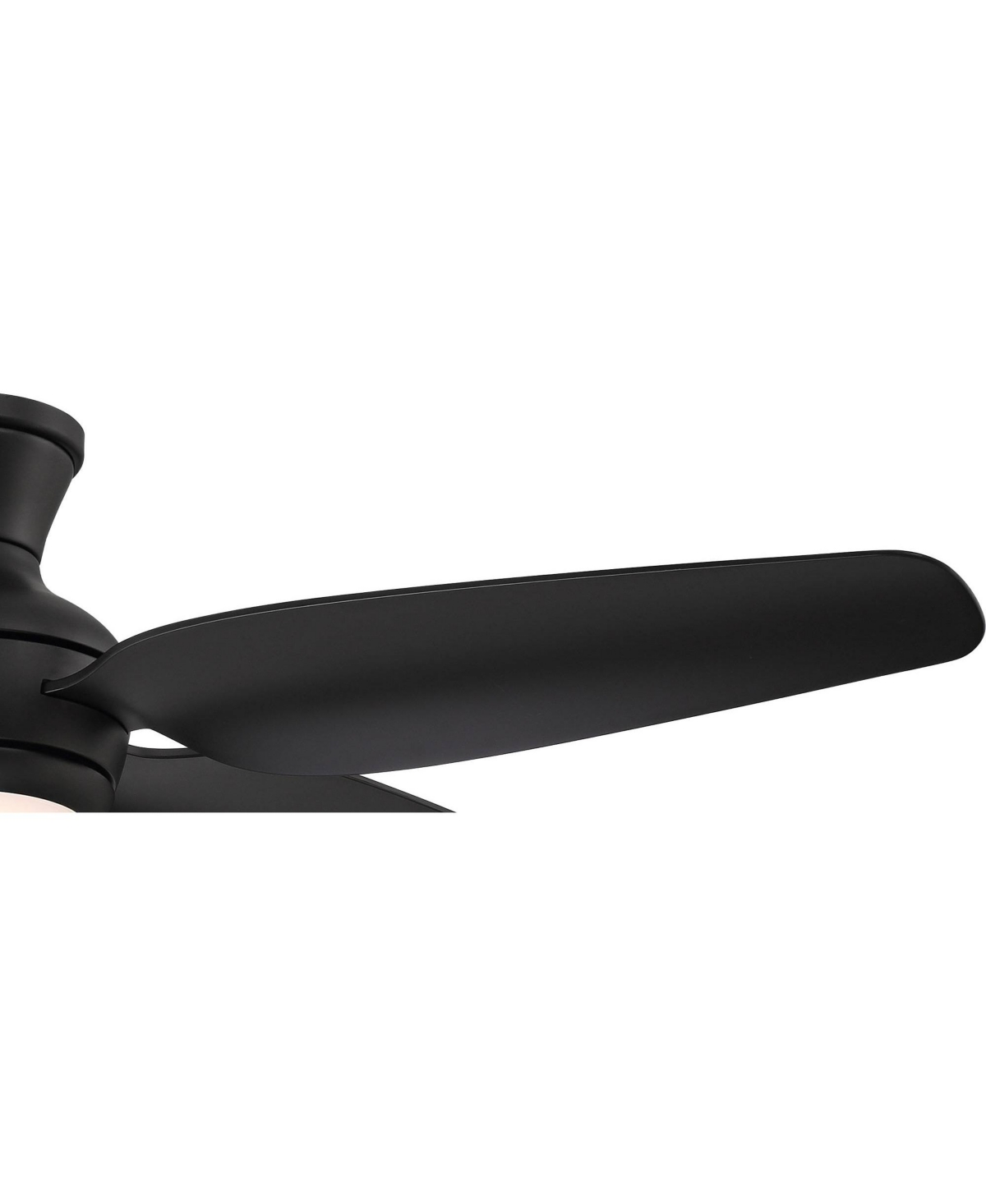 Del Diego Modern Industrial Hugger Indoor Outdoor Ceiling Fan with Led Light Remote Control MatteDamp Rated for Patio Exterior House Home P