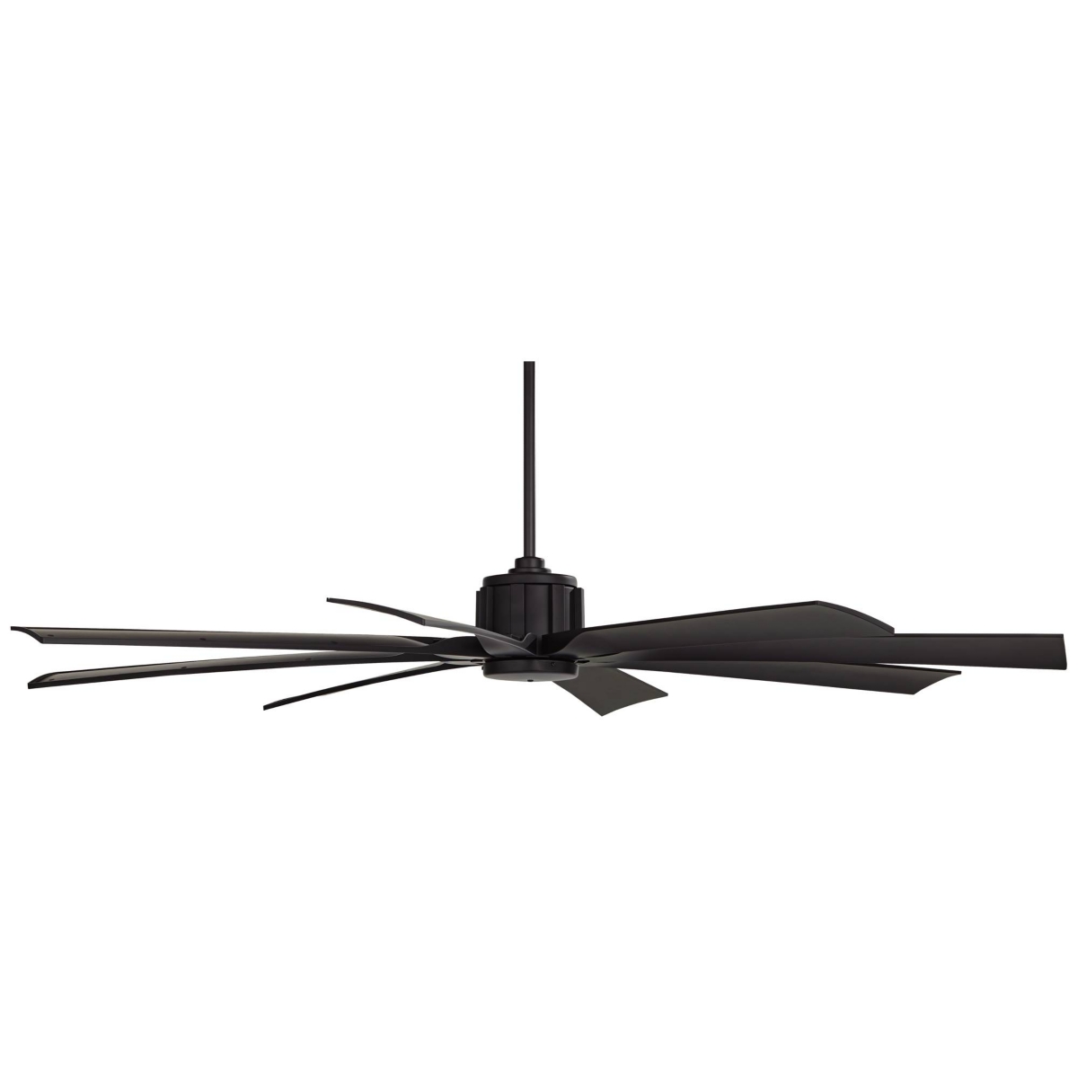 Possini Euro Design Defender Modern Indoor Outdoor Ceiling Fan with Remote Control MatteDamp Rated for Patio Exterior House Home Porch Gaze
