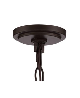 Mallot Pendant Chandelier with 4-Light Industrial Champagne Glass Bowl Shade Fixture