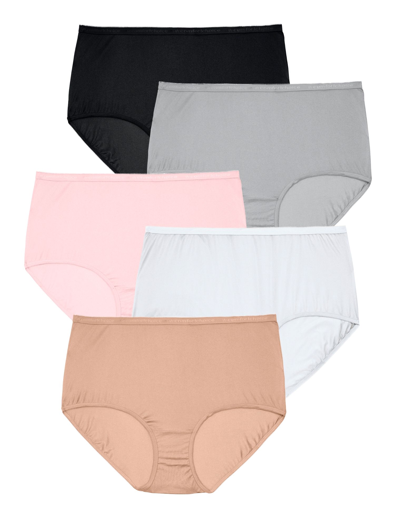 Women's 5-Pack Tag-free Full Coverage Cotton Brief