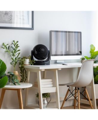 USA WOOZOO Fan, Small Oscillating Desk Fan, Table Air Circulator, 3 Speeds, 52ft Max Air Distance, 12 Inches, 112° Adjustable Tilt