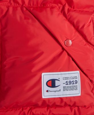 Men's Solid-Color Quilted Puffer Vest