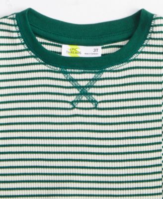 Epic Threads Toddler Boys 2T-4T Cane Striped Thermal Top, Created for Macy's