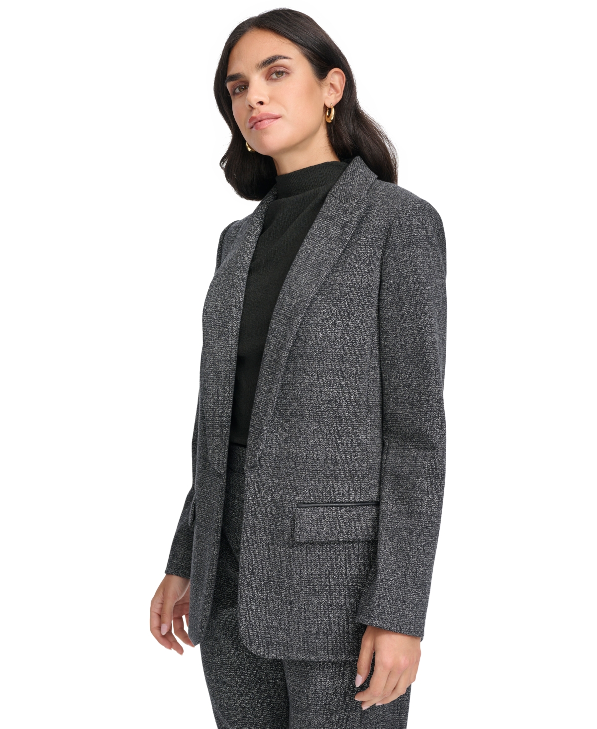 Calvin Klein Women's Open-Front Blazer