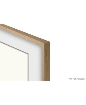 55" The Frame Customizable Bezel In Modern Teak - VGSCFA55TK