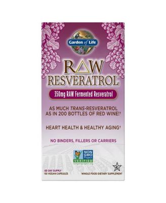  Garden of Life RAW Resveratrol, 60 vcaps