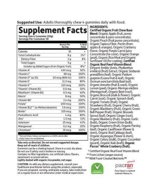 Garden of Life Mykind Organics Women's Multi, Organic Berry 120 Chews