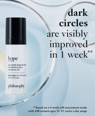 Hope In A Jar Eye Revival Serum-In-Cream With Elderberry Flower & Hyaluronic Acid, 0.5 oz.