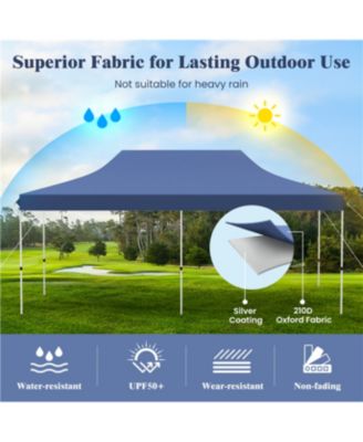 10 x 20 FT Pop-up Canopy Tent with Carrying Bag