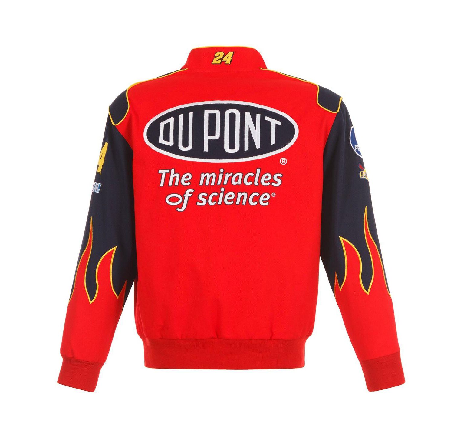 Men's Red Jeff Gordon DuPont Twill Driver Uniform Full-Snap Jacket
