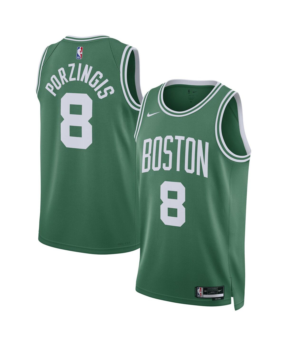 Men's and Women's Kristaps Porzingis Kelly Green Boston Celtics Swingman Jersey - Icon Edition - Kelly Green