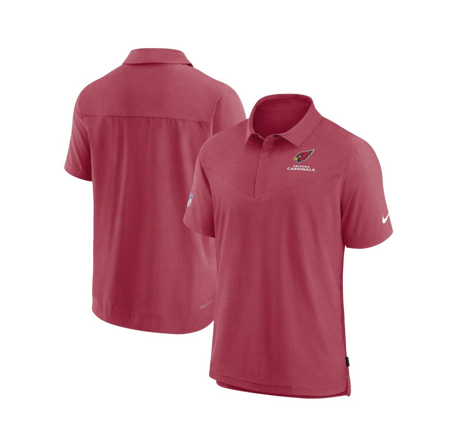 Men's Cardinal Arizona Cardinals Sideline Lockup Performance Polo