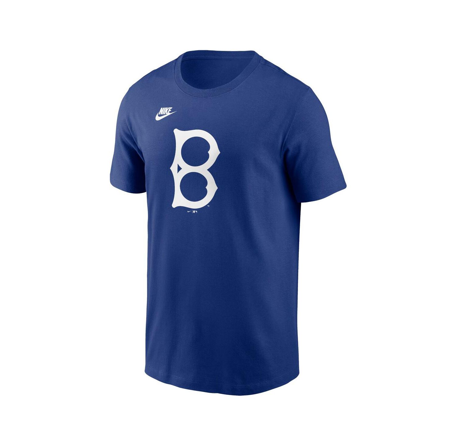 Men's Royal Brooklyn Dodgers Cooperstown Collection Team Logo T-Shirt