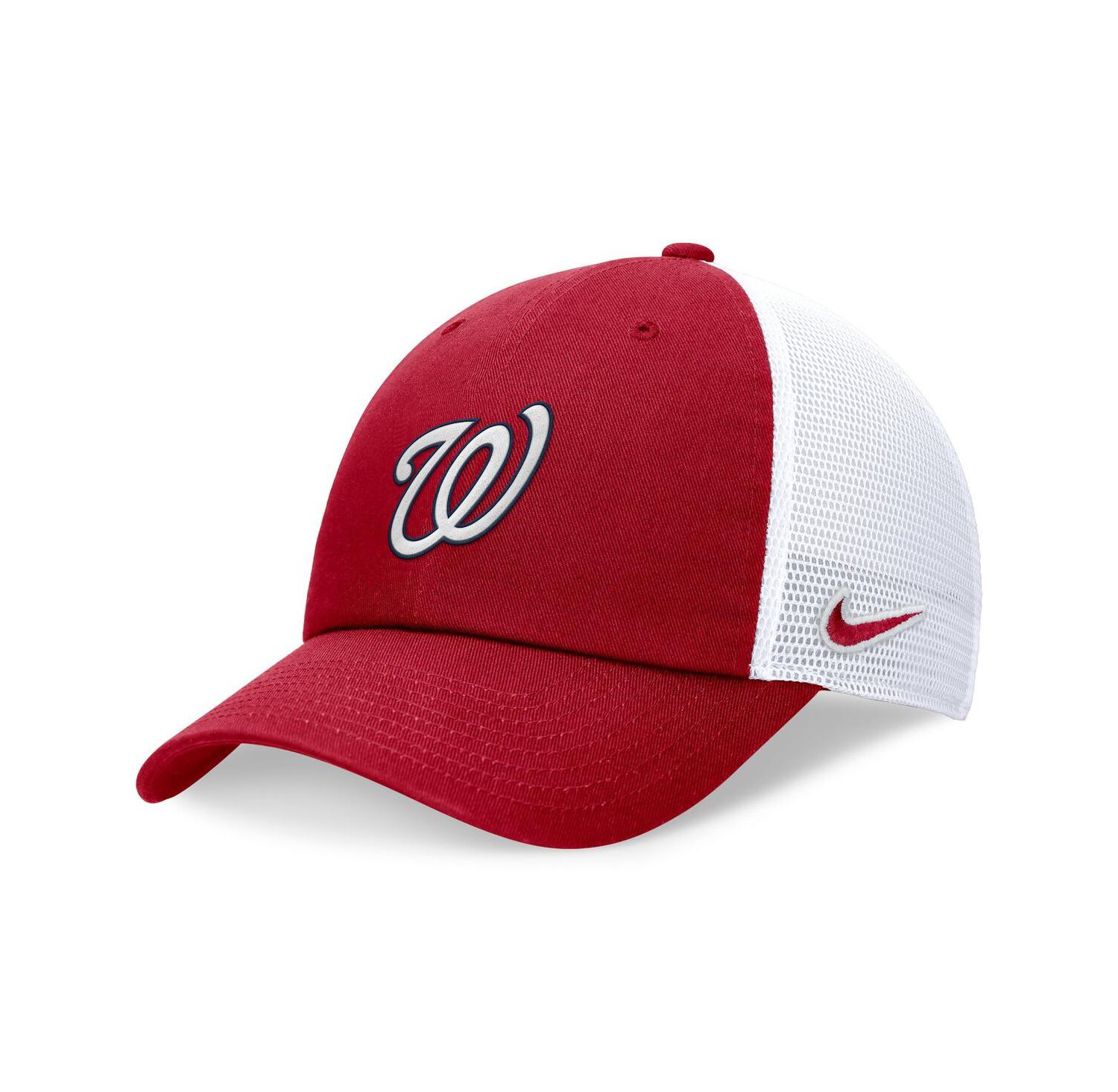 Men's Red Washington Nationals Club Trucker Adjustable Hat