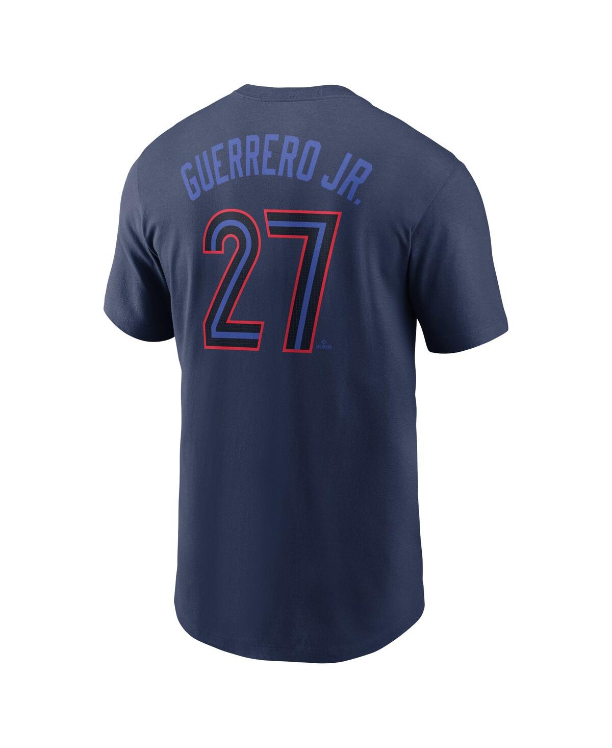 Nike Men's Vladimir Guerrero Jr. Navy Toronto Blue Jays 2024 City Connect Name Number T-shirt In Navy