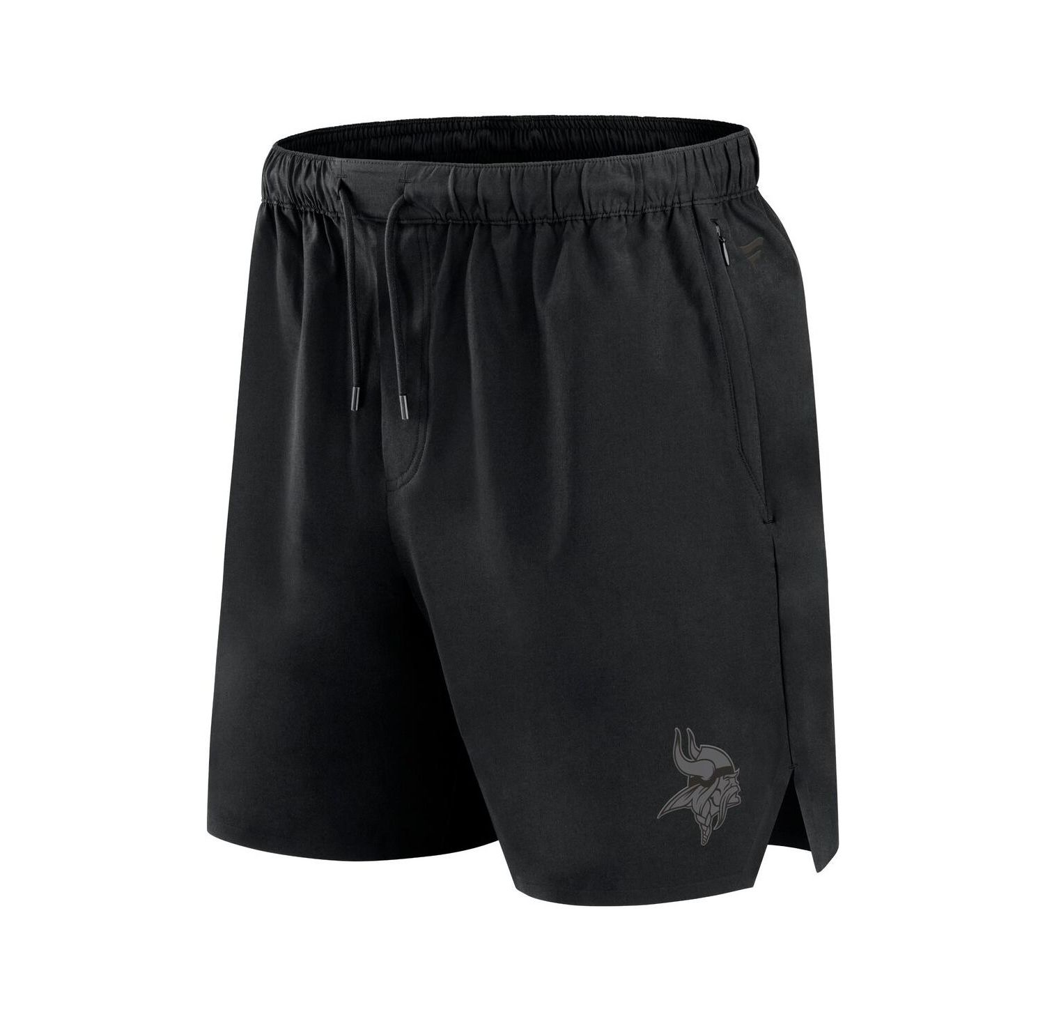 Men's Black Minnesota Vikings Front Office Woven Shorts