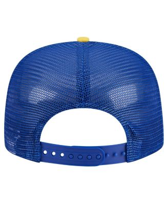 Men's Royal Golden State Warriors Arch A-Frame Trucker 9FIFTY Snapback&nbsp;Hat