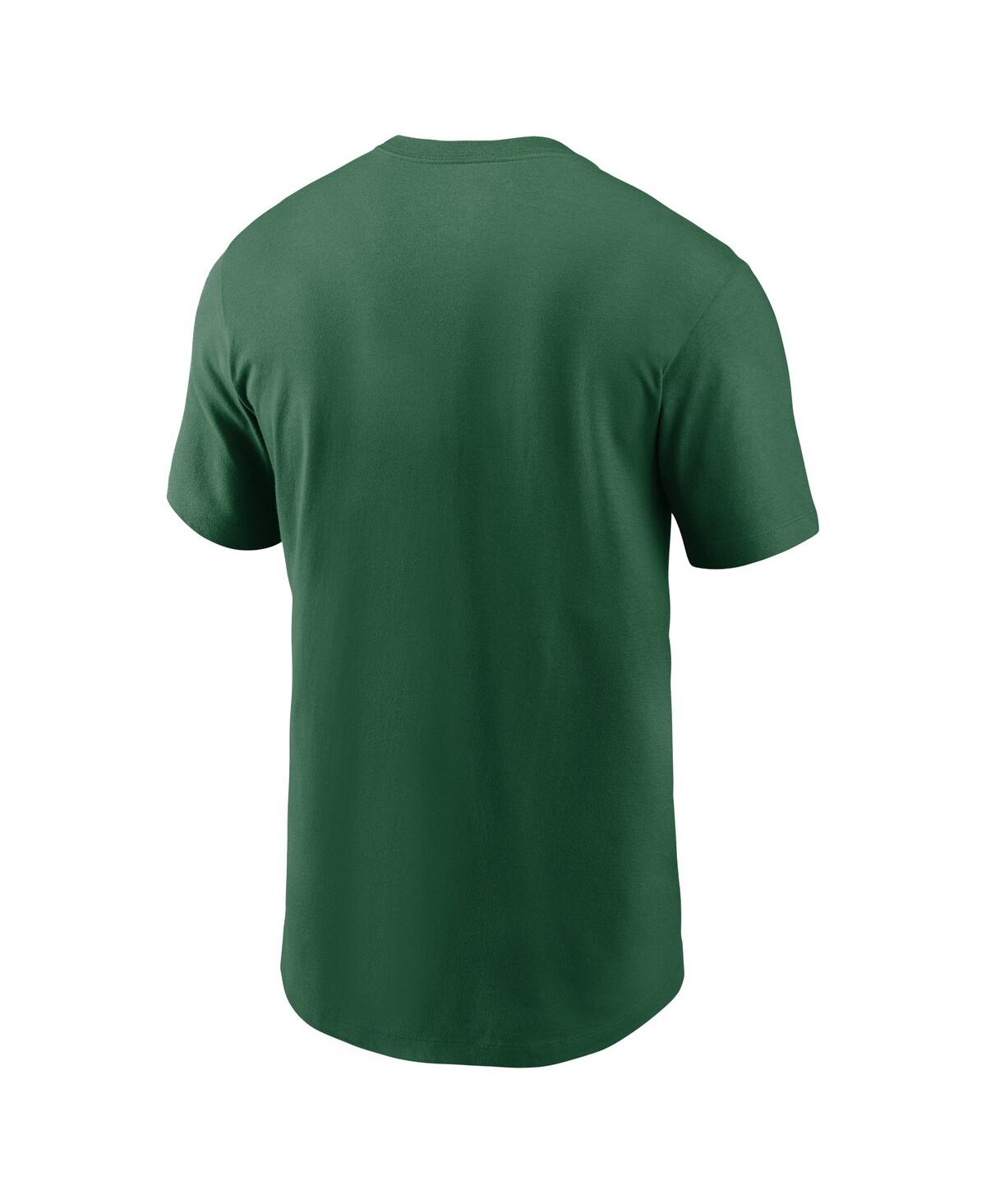 Nike Green New York Jets Primetime Legend Wordmark Performance T-shirt In Green
