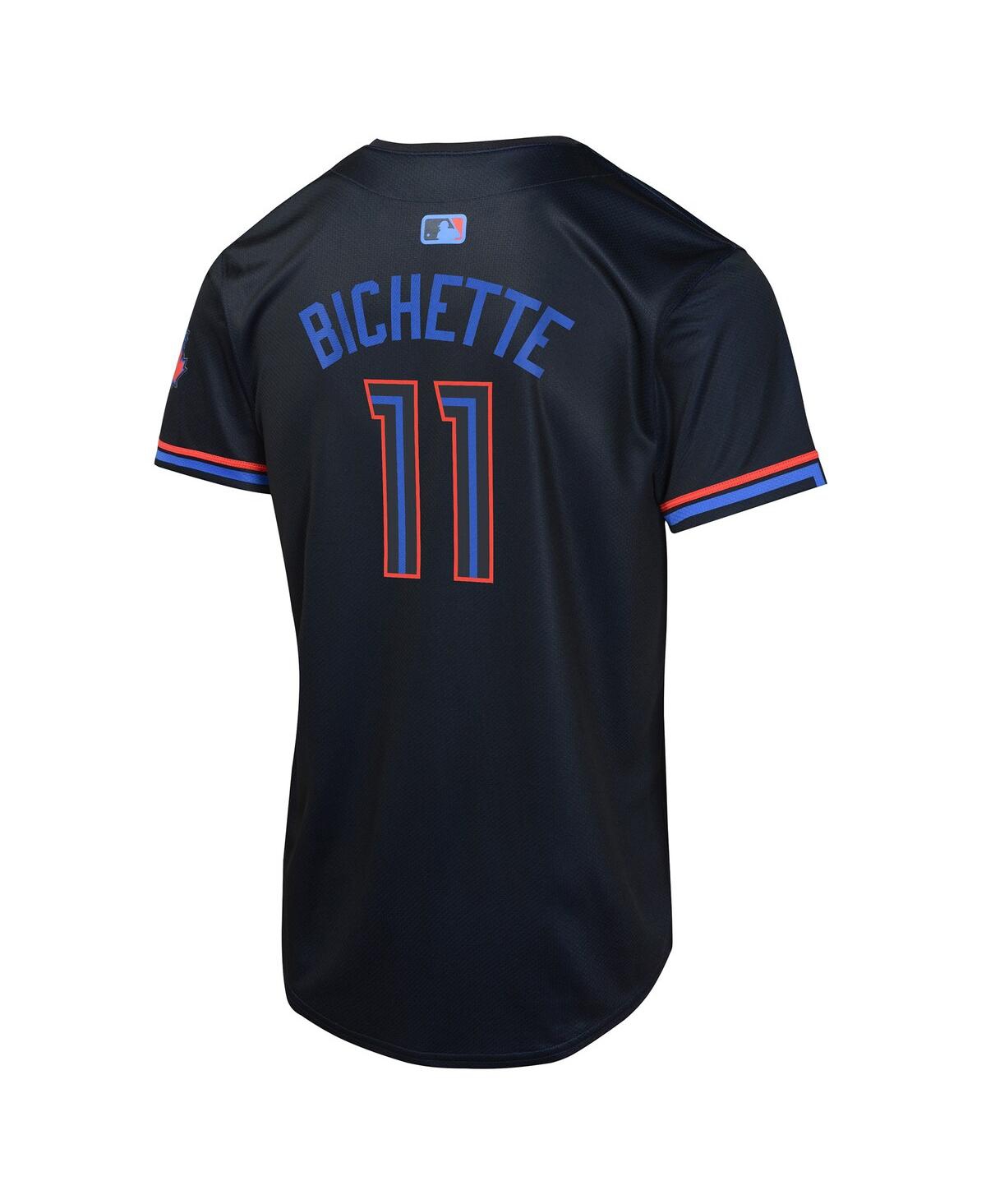 Nike Big Boys and Girls Bo BichetteToronto Blue Jays 2024 City Connect Limited Player Jersey - Navy