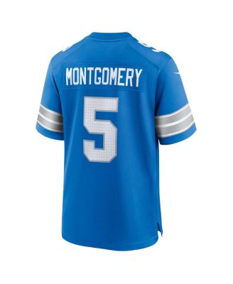 Men's David Montgomery Detroit Lions Game Jersey