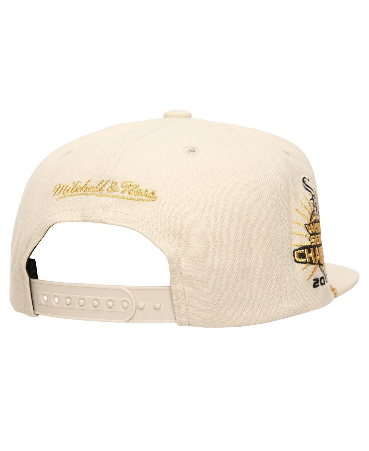 Mitchell & Ness Men's Cream Chicago White Sox Golden Ivory Snapback Hat In Cream