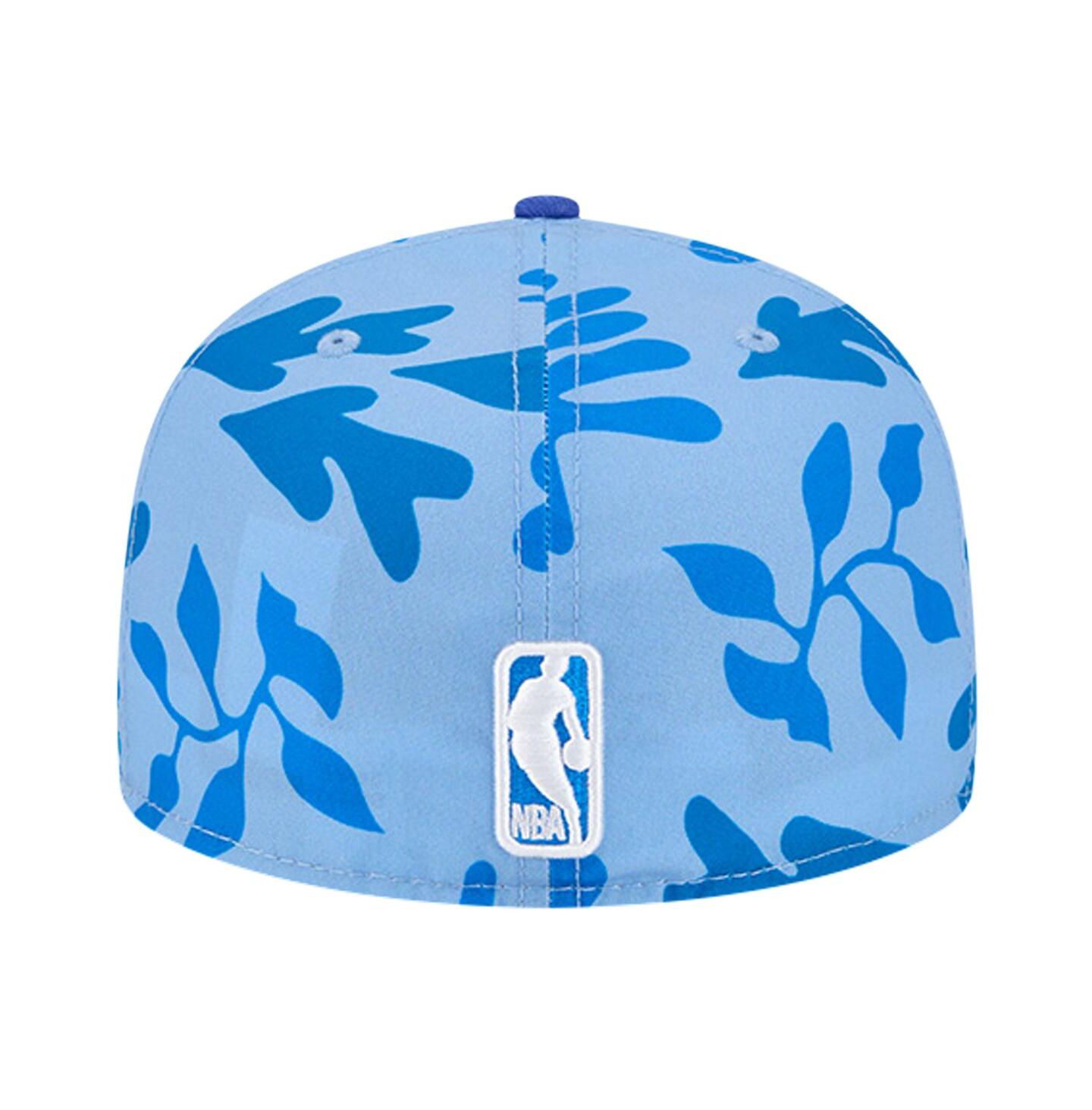 Мужская кепка New Era Royal Philadelphia 76ers Palm Fronds 2-Tone 59FIFTY Fitted Hat — фото 3