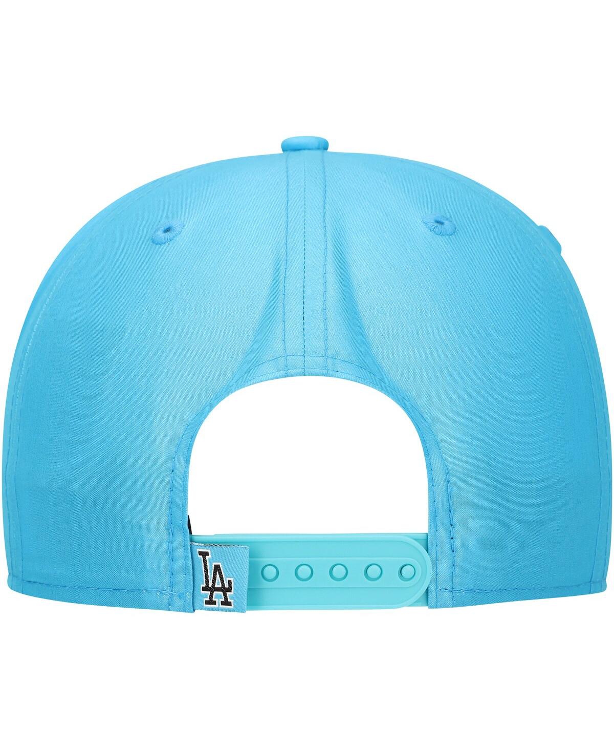 New Era Men's Blue Los Angeles Dodgers Neon Golfer Snapback Hat In Blue