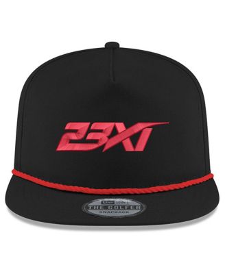 Men's Black 23XI Racing Golfer Snapback Hat