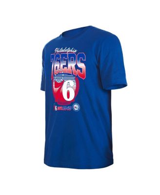 Men's and Women's Royal Philadelphia 76ers Summer Classics T-Shirt