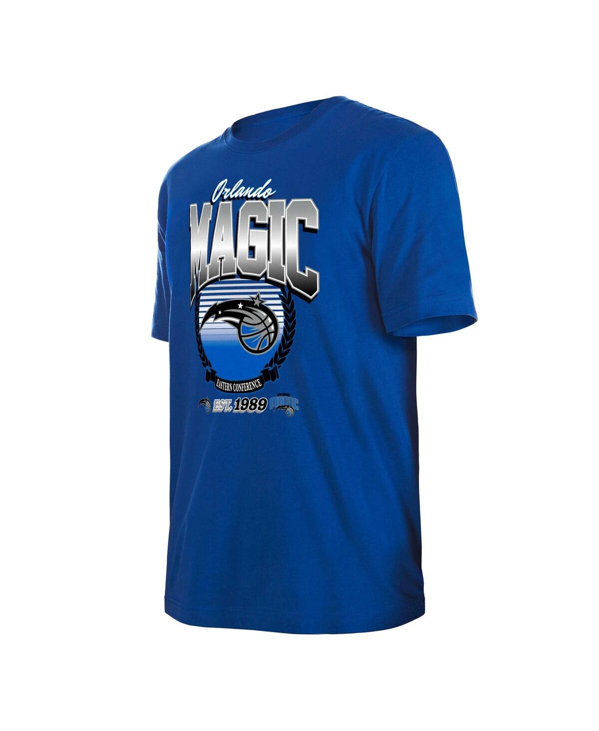 NEW ERA MEN'S AND WOMEN'S BLUE ORLANDO MAGIC SUMMER CLASSICS T-SHIRT 