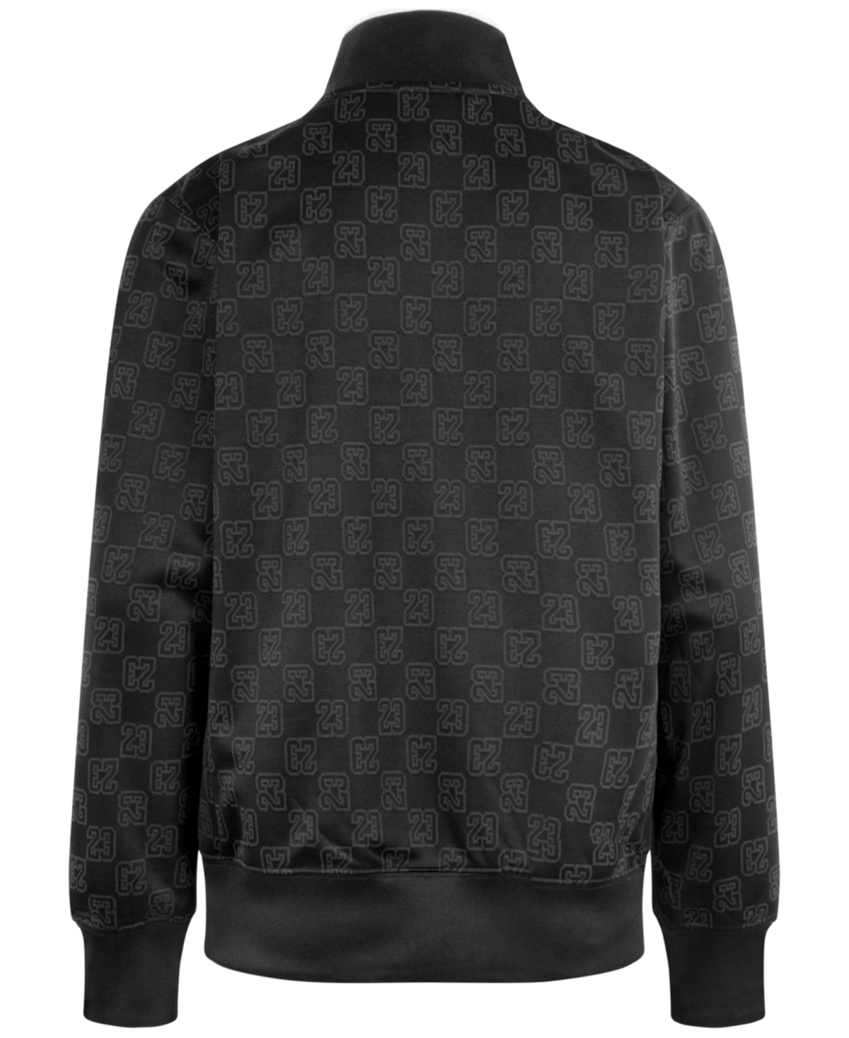 Jordan Big Boys Jacquard Monogram-Print Track Jacket - 023Black
